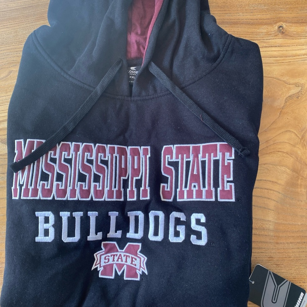 Mississippi State Bulldogs Hoodie 2XL NWT